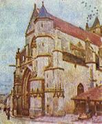 Alfred Sisley Kirche von Moret oil